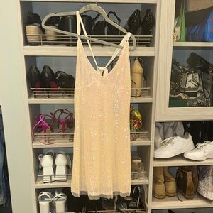 Free People Pearl Sequin Dress